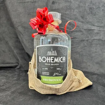 Pálenka Dárkový balíček Hruškovice + obal + mašle