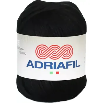 Příze Adriafil Nature 1 Černá (Bavlněná příze Nature Nero)