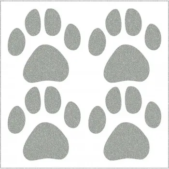 Engross Reflexní nažehlovací obrázky Psí stopy největší