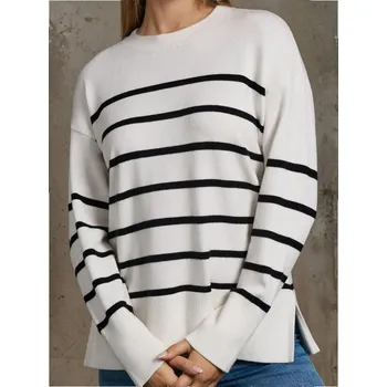 Dámský svetr Sinsay - Pruhovaný svetr s proužky - vícebarevná - 369FJ-MLC - 369FJ-MLC-XS