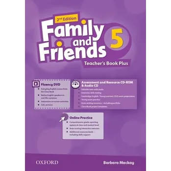 Anglický jazyk Family and Friends 5 Second Edition Teacher's Book + DVD + MultiROM