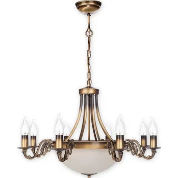 Svítidlo Lemir Závěsné svítidlo na řetězu O2127 W10 PAT Arkadia lustr 8 ramenný, pati