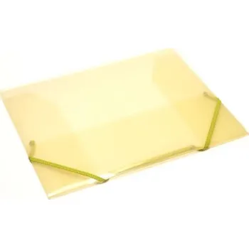 desky 3 klopy s gumou Europen A4 žluté