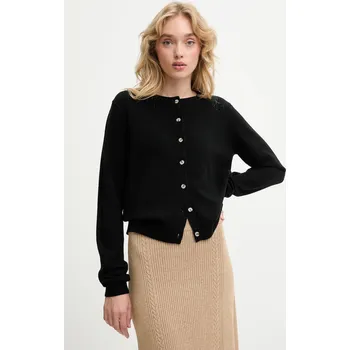 Dámský svetr Kardigan z merino vlny Answear.LAB WA25-SWD024 černá 99X, vel. M