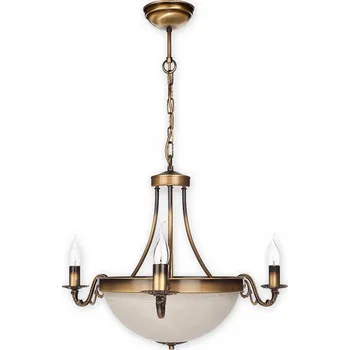 Svítidlo Lemir Závěsné svítidlo na řetězu O2123 W5 PAT Arkadia lustr 3 ramenný, patin