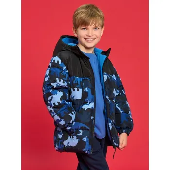 Chlapecká bunda Sinsay - Puffer bunda - vícebarevná - 443FC-MLC - 443FC-MLC-140