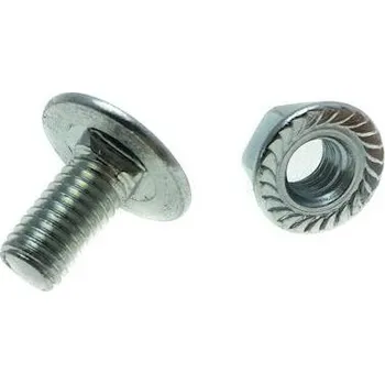 Šroub Vratový šroub M8 s maticí délka závitu 15mm