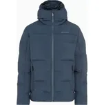 PORSCHE DESIGN Padded jacket Bunda prošívaná zimní s kapucí tmavě modrá (Exkluzivní prošívaná bunda s inovativní grafenovou termoregulací a nadměrnou kapucí.)