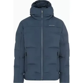 Pánská softshellová bunda PORSCHE DESIGN Padded jacket Bunda prošívaná zimní s kapucí tmavě modrá (Exkluzivní prošívaná bunda s inovativní grafenovou termoregulací a nadměrnou kapucí.)
