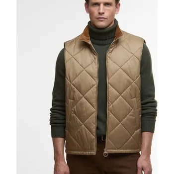 Pánská casual bunda Barbour Finn Gilet — Military Brown