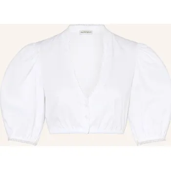 Heimatglück Tracht Dámská Dirndl Halenka Kuni, bílá, 44