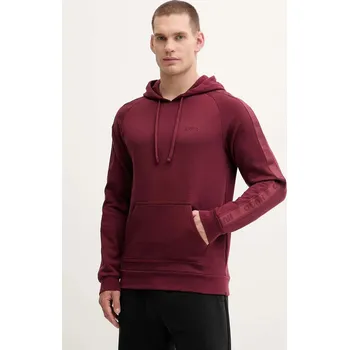 Pánská mikina Bavlněná mikina HUGO LIAM Hoodie 50540921 burgundské 83X, vel. S