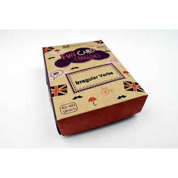 Cizojazyčná kniha Fun Card English Irregular Verbs