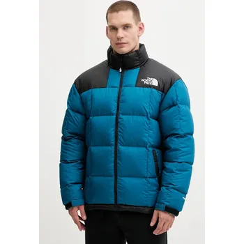 Péřová bunda The North Face Lhotse modrá barva, zimní, NF0A3Y23BSI1 95X, vel. S
