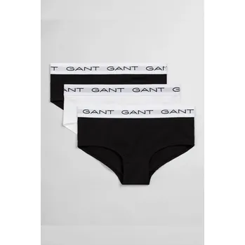 Dívčí oblečení SPODNÍ PRÁDLO GANT SHORTY 3-PACK BLACK / WHITE