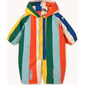 Kojenecký overall Kojenecký overal Tinycottons MULTICOLOR STRIPES SNOW ONE-PIECE AW25.034 vícebarevná MLC, vel. 74