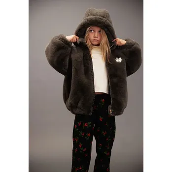 Chlapecká bunda Dětská bunda Mini Rodini Ritzratz 25710107 šedá 90X, vel. 92-98