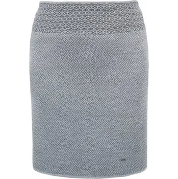 Dámská sukně Kama dámská pletená Merino sukně 6016 109 - světle šedá S