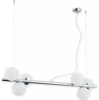 Svítidlo Lemir Lustr do obyváku O2916 W6 CH Osso závěsný lustr 6 ramenný, chrom