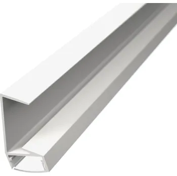 LED lišta Nábytkový profil lišta pro LED pásky NAB1 bílý - profil lišta + Nacvakávací čirý difuzor 2m - LED Solution - LP702W_LP-UNICOV1-TRA - LP702W_LP-UNICOV1-TRA