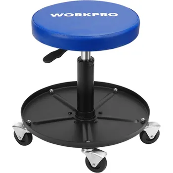 Skříňka na nářadí Dílenská pojízdná stolička WORKPRO - výškově nastavitelná