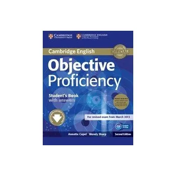 Anglický jazyk Objective Proficiency Second Edition Student's Book Pack (Student's Book with answers + Downloadable Software + Class CDs)