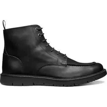 Pánské tenisky Kožené boty Geox U POVE pánské, černá barva, U56M7A 000FF C9999 U56M7A.000FF.C9999 99X, EUR 45