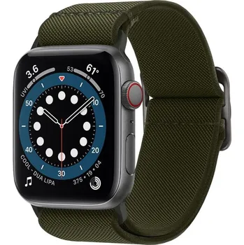 Chytré hodinky Řemínek pro Apple Watch 42/44/45/49mm Spigen Lite Fit - khaki