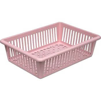 Úložný box PETRAplast Plastový košík Handy velký Barva: Růžová