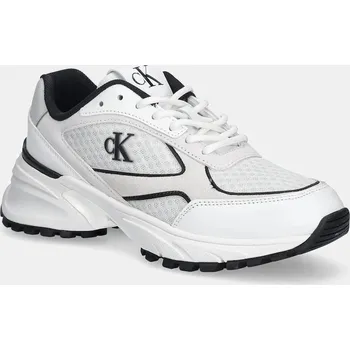 Dámské tenisky Tenisky Calvin Klein HIKE RUNNER MESH MIX MET MG dámské, bílá barva, YW0YW02009 00X, EUR 41