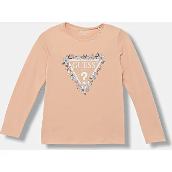 Chlapecké tričko Dětské tričko Guess oranžová barva, K5BI08 J1314 K5BI08.J1314.9BYA 20X, vel. 88-96