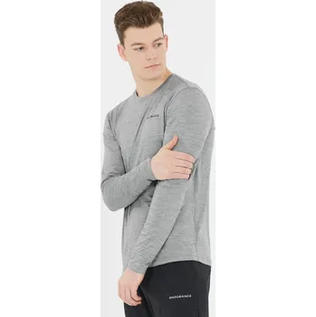 Pánské tričko Pánské triko Endurance Abdon velikost 3XL light grey melange