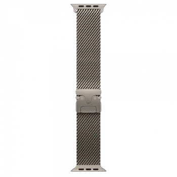 Chytré hodinky Apple Watch 44/45/46/49mm milánský tah z přírodního titanu – velký