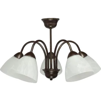 Svítidlo Lemir Lustr O3445 W5 BR FRIDA 5 přisazený patina