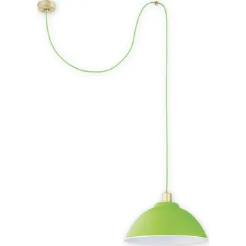 Svítidlo Lemir Závěsné svítidlo na lanku O2831 W1 PAT + ZIE [D] ZTS lanko 1, patina +