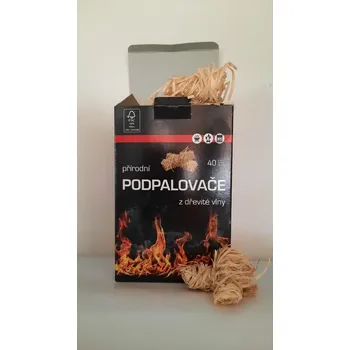 Podpalovač PEMADO Podpalovače z dřevité vlny (40 ks v balení) FSC40