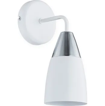 Nástěnné svítidlo Lemir Nástěnné svítidlo O2650 K1 BIA Kala nástěník, bílá matná + chrom