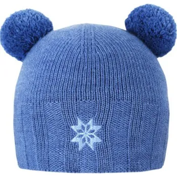 Čepice Kama dětská pletená Merino čepice B107 127 - denim XS