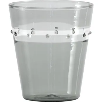 Sklenice Zafferano, Skleněný pohár A Pallini 300 ml šedý - Formadore