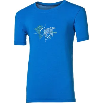 Sportovní oblečení Progress UNO "WORLD" dětské triko s bambusem stř. modrá Velikost: 128/134