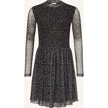 Dámské šaty S.Oliver Red Dívčí Šaty Ze Síťoviny, šedá / černá, 176