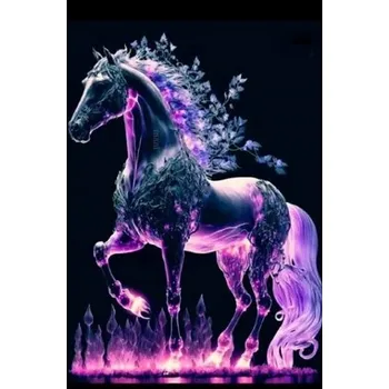 Diamantové malování Norimpex Duch koně 30 × 40 cm