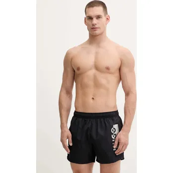 Pánské kraťasy Plavkové šortky HUGO SILVER černá barva, 50549864 99X, vel. XL