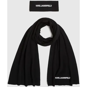 Šála Karl Lagerfeld K/ESSENTIAL A4W33027 černá 99X, vel. ONE SIZE