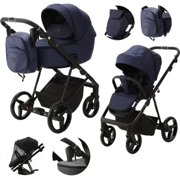 Kočárek ADAMEX Kočárek kombinovaný Blanc Standard 2025 Barva: modrá