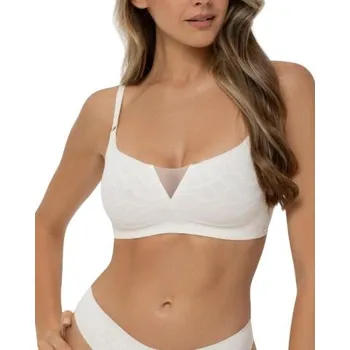 Podprsenka Dámská bezkosticová podprsenka Marc and André S25-1064 šampáňo 40