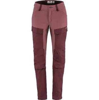 Dámské kalhoty kalhoty dámské FJÄLLRÄVEN Keb Trousers Curved W, Purple - 40