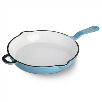 Pánev MAGDALENA KLASIK · litinová pánev velká Gourmetina · košilově modrá