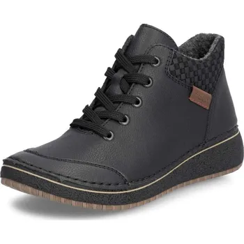 Dámské kozačky Dámská kotníková obuv RIEKER 50902-00 černá W5 36