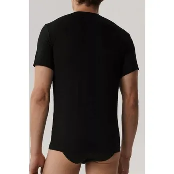 Pánský overall Tričko Atlantic BMV-050 - bambus Černá L